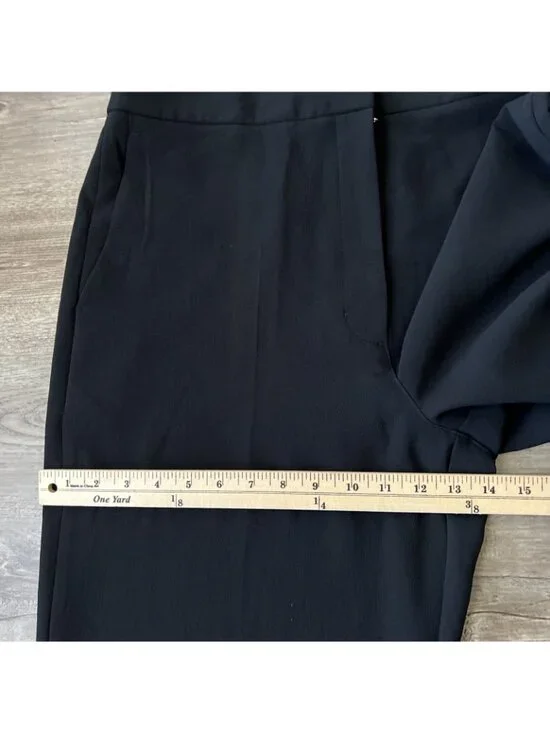 Wilfred Alanya High Waisted Wide Leg Crepe Trousers Womens 16 Full Length - Picture 10 of 15